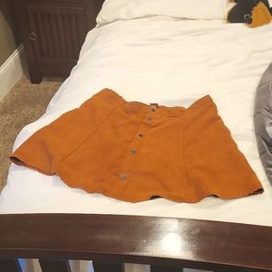Girl's Rust suede skOrt! Arizona Jean company.  Size 16.5 plus.